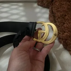 Gucci | Accessories | Gucci Brown Monogram Belt Wdustbag  display picture 1